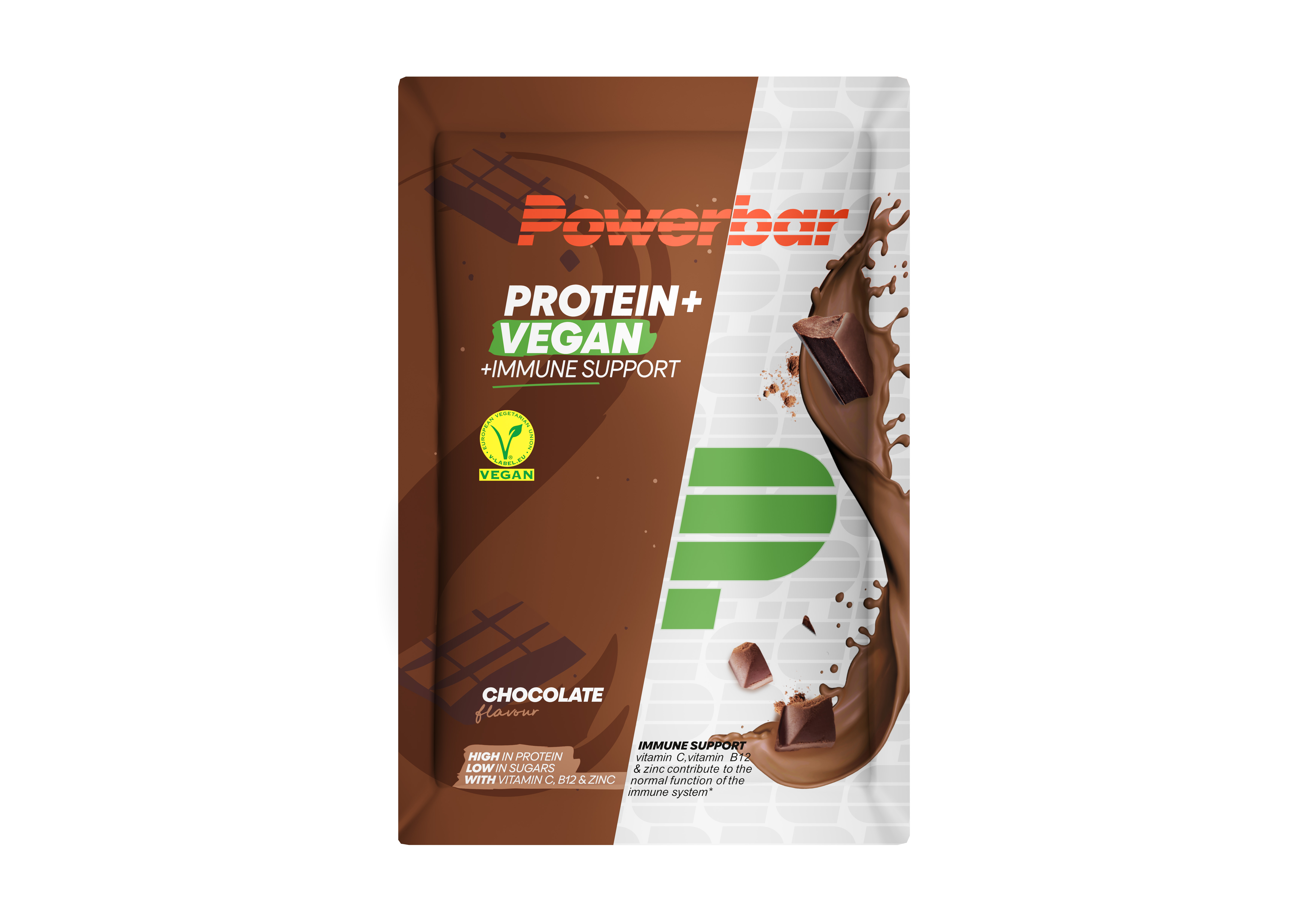 PowerbarProtein+VeganImmSuppChoc Powerbar Protein+ Vegan Immune Support Chocolate
100% vegan – 100% lecker.
Unser leckeres Protein + Vegan Immune Support Pulver liefert dir pflanzliches Protein ohne Kompromisse im Geschmack.
Mit seiner guten Löslichkeit liefert es nicht nur 20g Protein pro Portion, sondern enthält auch die Vitamine C und B12 sowie das Spurenelement Zink, welche zur normalen Funktion deines Immunsystems beitragen.
Alle PowerBar Produkte sind zusätzlich auf der Kölner Liste® aufgeführt, dadurch bieten wir den Ath
