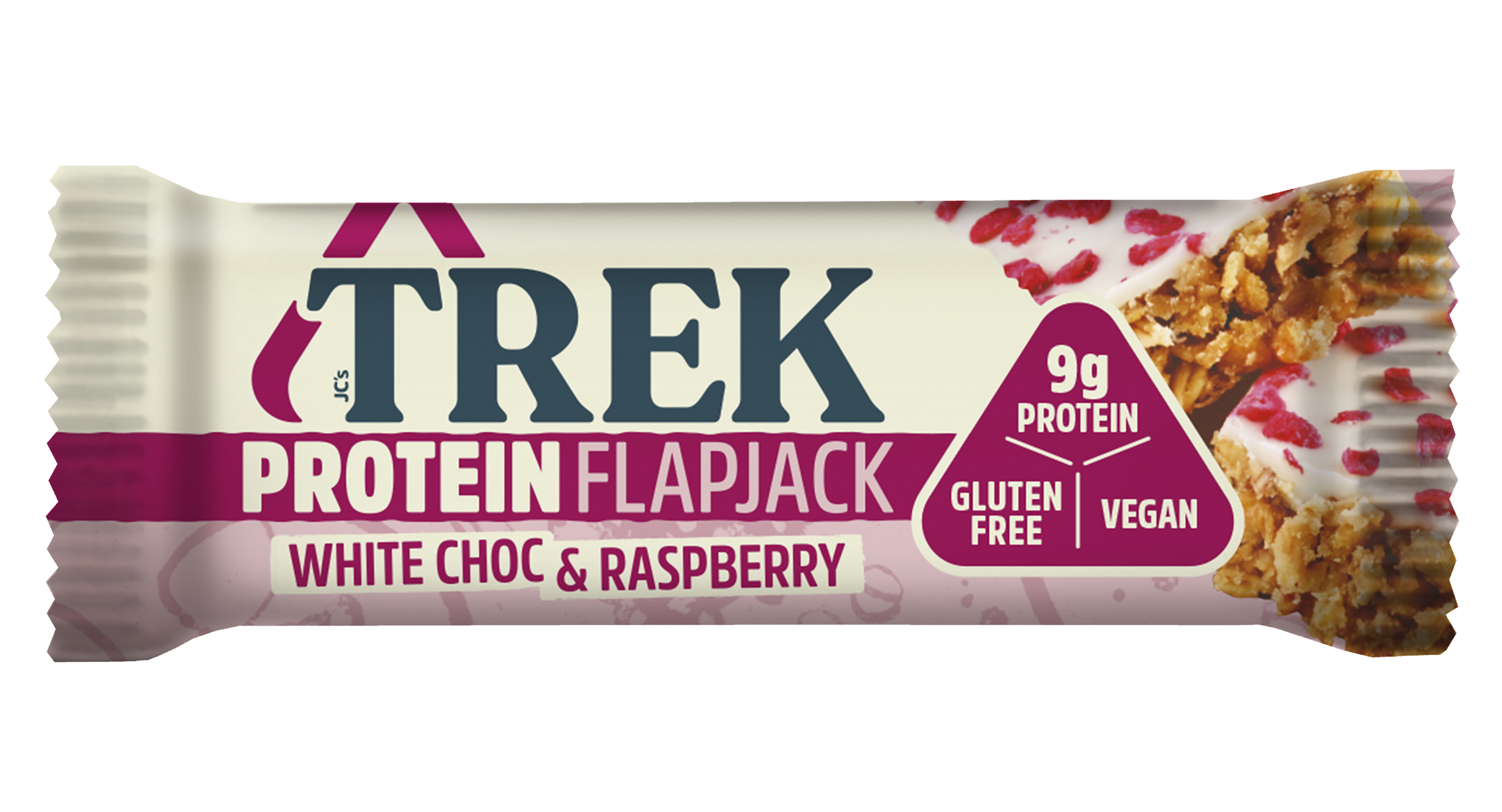 TREK White Choc & Rasp 50g 1P EU null